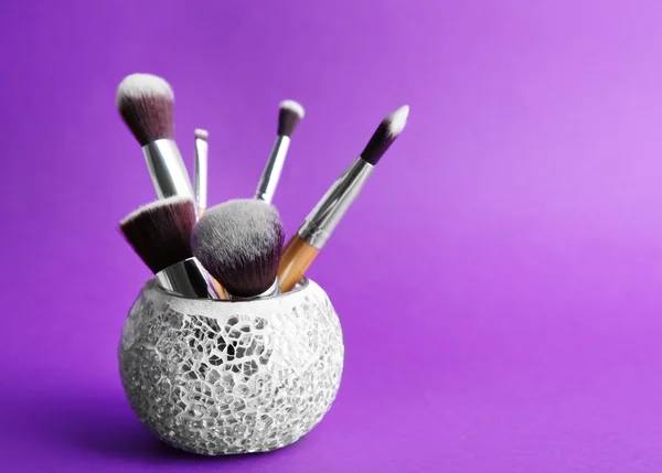 Set of makeup brushes — Stock Photo, Image