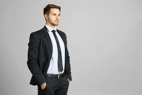 Handsome young businessman — Stock Photo, Image