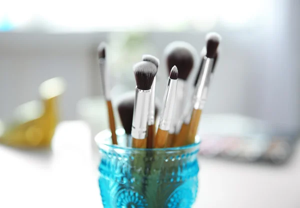 Set of makeup brushes — Stock Photo, Image