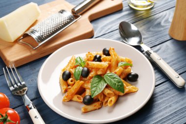 lezzetli penne makarna