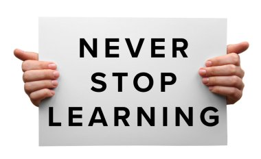 Kağıt tutan eller. İş eğitmen