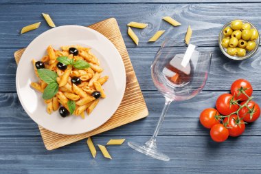 lezzetli penne makarna