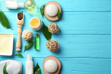 Çay ağacı yağı ile Spa kompozisyon