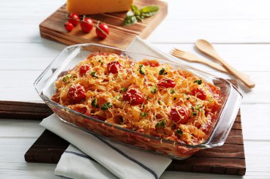 Lezzetli makarna Al Forno