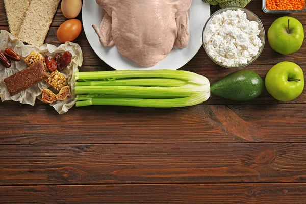 Potravin s vysokým obsahem bílkovin — Stock fotografie