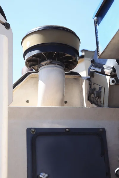 Air conditioning system of road milling machine, closeup — Stock fotografie