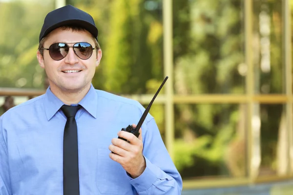 Male security guard — Stock Photo, Image