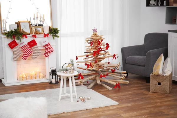 Cozy Christmas interior — Stock Photo, Image