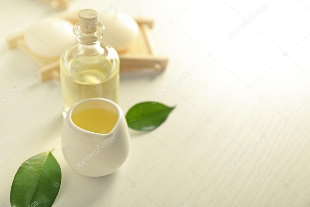 Spa composition with tea tree oil