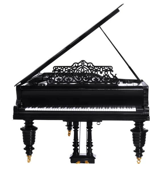 Grand piano geïsoleerd op wit — Stockfoto