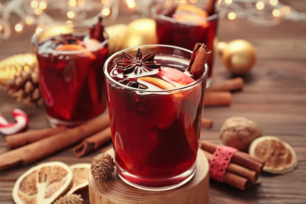 Vánoční svařené víno — Stock fotografie