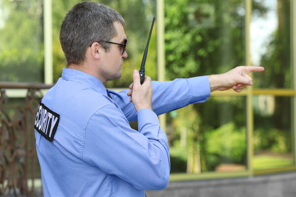 Male security guard 