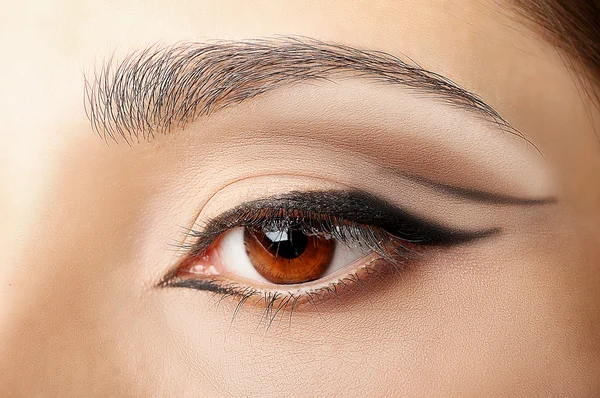 Krásné oční make-up — Stock fotografie