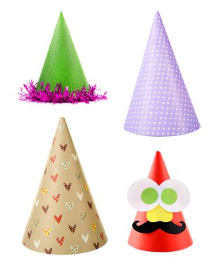 Renkli parti kapaklar