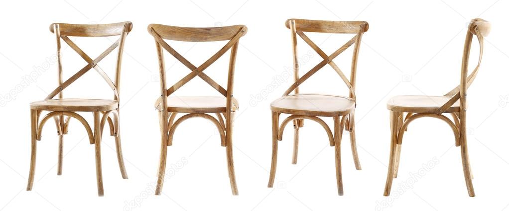 Collage of stylish chairs