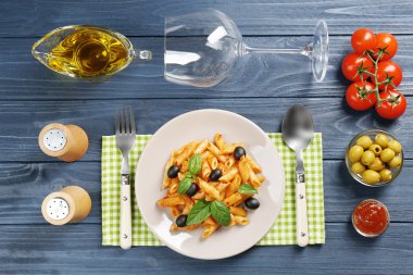 lezzetli penne makarna