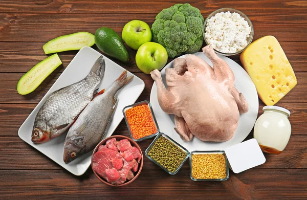 Food high in protein — Stock Photo, Image