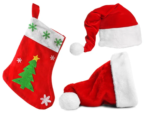 Santa Claus hats — Stock Photo, Image