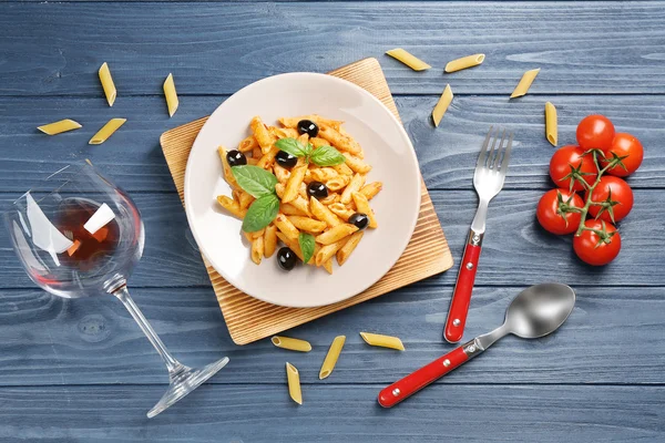 Läckra penne pasta — Stockfoto