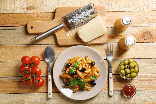 Delicious penne pasta — Stock Photo, Image