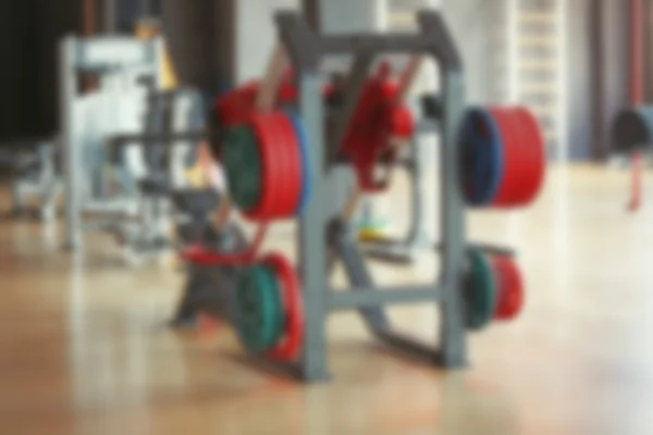 Blurred fitness gym background — Stock Photo, Image