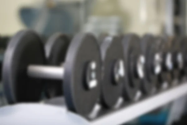 Blurred fitness gym background — Stock Photo, Image