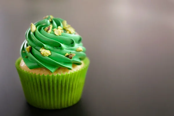 Deliziosi cupcake al pistacchio — Foto Stock