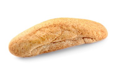 Taze ekmek, beyaz izole