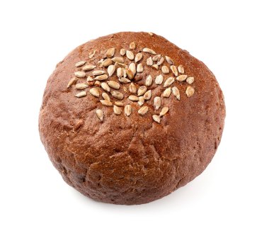 Taze ekmek, beyaz izole