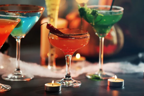 Cocktails for Halloween party — Stock Photo, Image