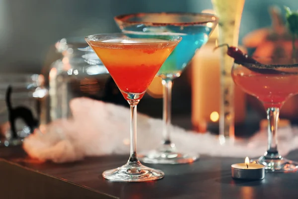 Cocktails for Halloween party — Stock Photo, Image