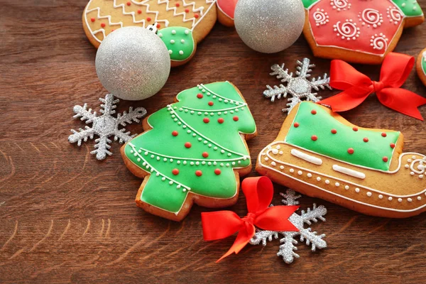 Tasty gingerbread cookies — Stock Photo, Image