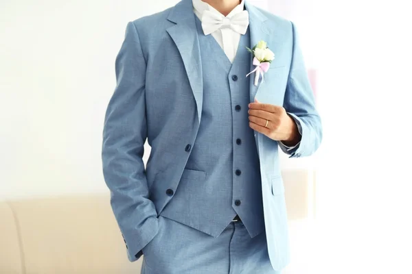 Groom on wedding day — Stock Photo, Image