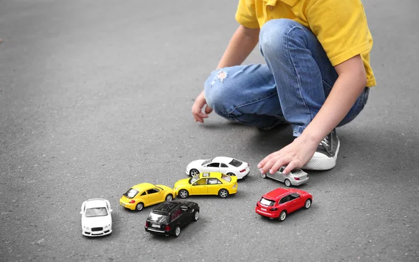 Fiú játék autók toy — Stock Fotó