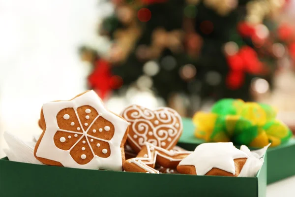 Tasty gingerbread cookies — Stock Photo, Image