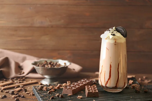 Delicious creamy milkshake — Φωτογραφία Αρχείου
