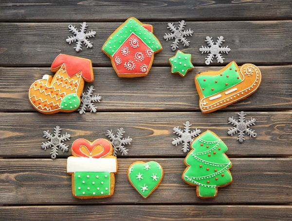 Délicieux biscuits au pain d'épice — Photo