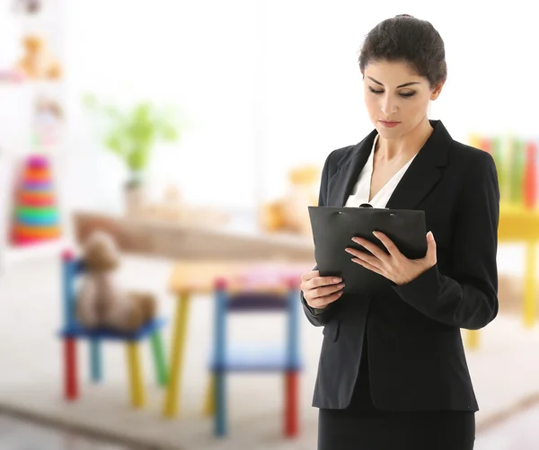 Young beautiful teacher — Stock Photo, Image