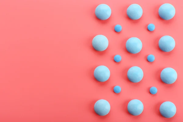 Comprimidos de cor azul — Fotografia de Stock