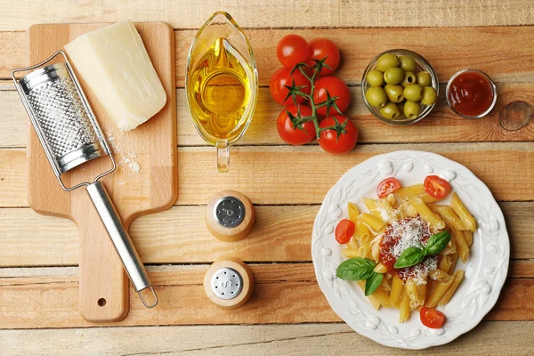 Läckra penne pasta — Stockfoto