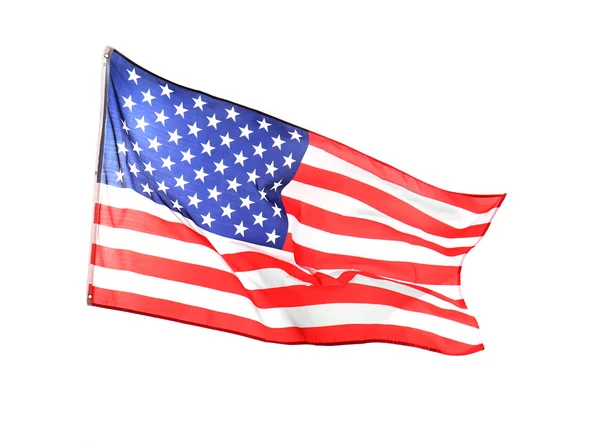 Гофровані американський прапор — стокове фото