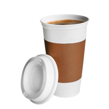 Kağıt bardak kahve. 