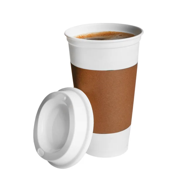 Бумажная чашка кофе — стоковое фото