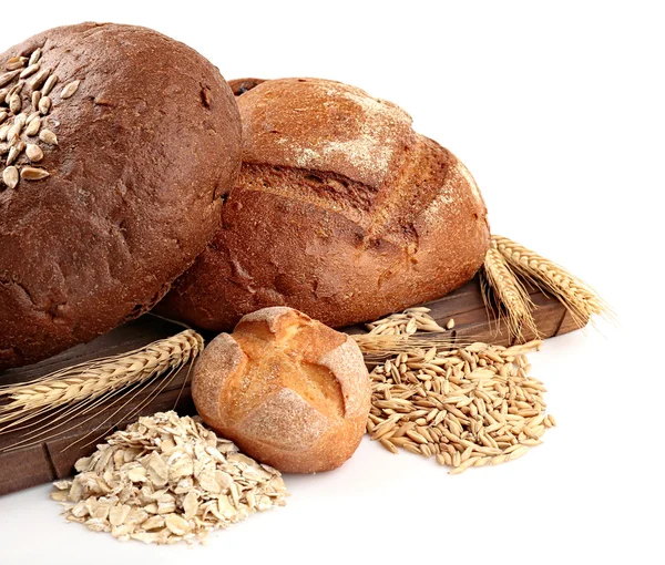 Vers brood, geïsoleerd op wit — Stockfoto