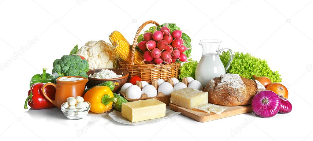 Vegetables and dairy products