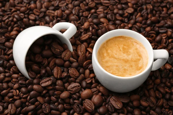 Csésze forró kávéval — Stock Fotó