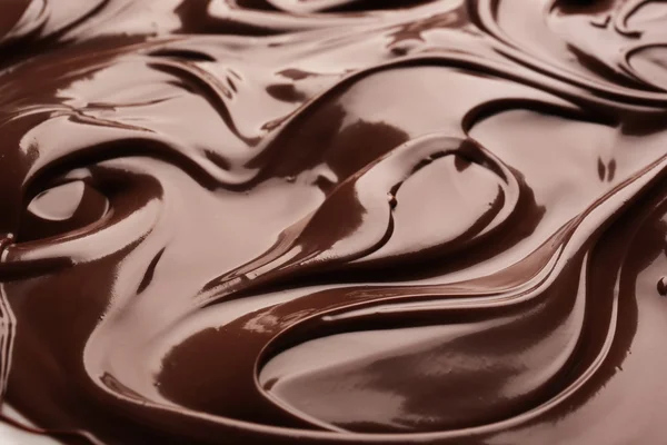 Melted chocolate background — Stock Photo, Image