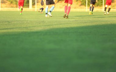 Oyun futbolcular sahada