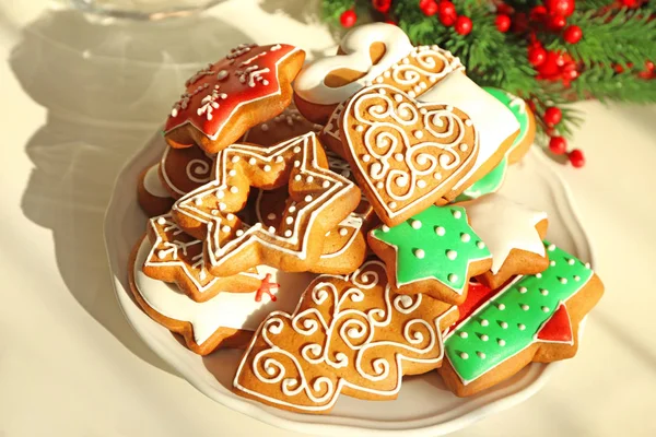 Tasty gingerbread cookies — Stock Photo, Image