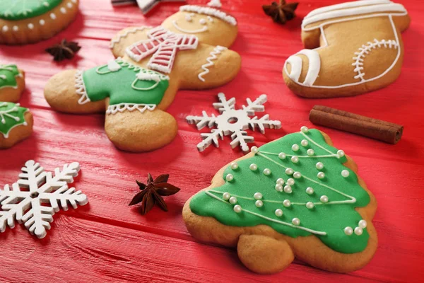 Smakelijke kerstkoekjes — Stockfoto